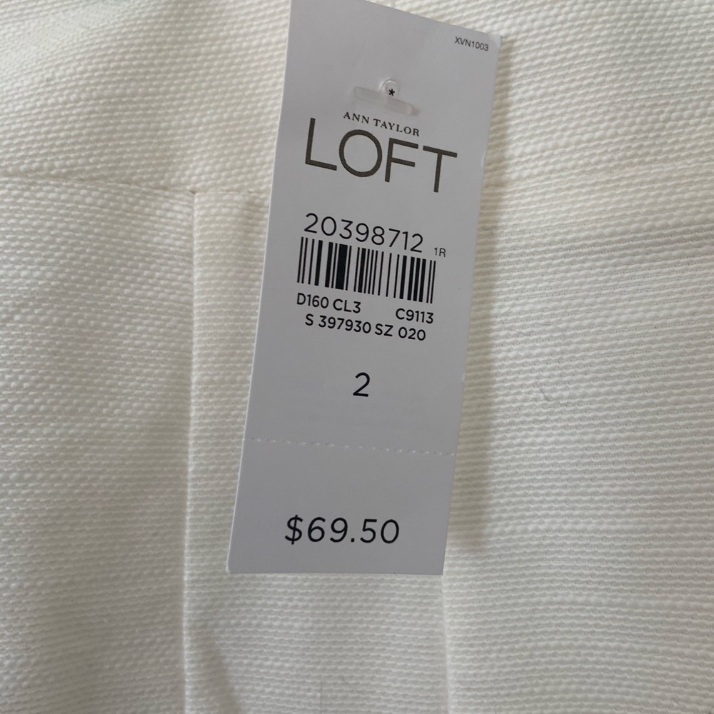 NWT Cream White Pencil Skirt